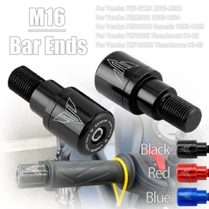 Barra de agarre de manillar para Yamaha YZF600R Thundercat YZF1000R FZR600R R125 extremos M16 - Imagen 1 de 11