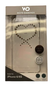 White Diamonds Transparent Eternity Crystal Case for iPhone 6/6S, Rose Gold - Picture 1 of 6