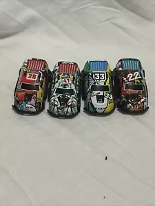 4 Sets Of Metal Pull Back Toy Cars, Mini Die Cast Race Cars Vehicles CHRISTMAS - Picture 1 of 4