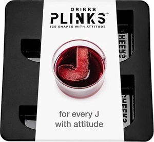 Plinks Ice cube mold "J" BPA free silicone safe to freeze, bake, craft and more - Picture 1 of 5