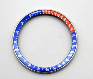 Bezel with Insert for Seiko 6139 6000 6002 6003 6005 6009 Pogue Pepsi Blue Red - Picture 1 of 2