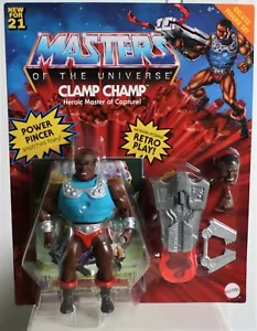 Mattel Masters of the Universe Origins Clamp Champ Deluxe figure set MOTU - Picture 1 of 4