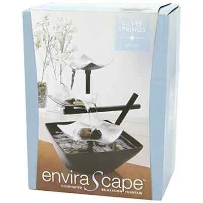 HoMedics Silver Springs Relaxation Fountain | Illuminated Waterfall - Image 1 of 4