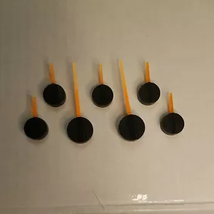 Speedometer Gauge Cluster Needle Set GM 03-06 7pc Black Hub Orange Pointer OEM - Bild 1 von 2