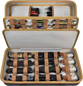 Messervitrine für 56+ Taschenmesser, Klappmesser Aufbewahrung Halter, Messer... - Bild 1 von 6