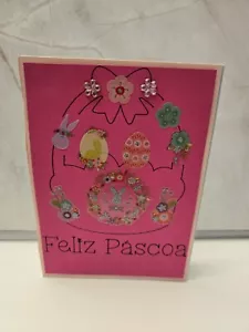 Spanish handmade easter greeting card - Picture 1 of 3