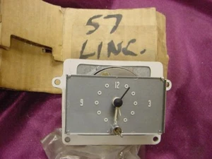 Lincoln 1957 NOS Dash Clock - Foto 1 di 2
