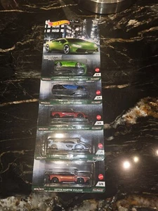 HOT WHEELS 2021 CAR CULTURE EXOTIC ENVY 5 CAR SET SEALED MOC W/ BUGATTI W/ RR'S - Picture 1 of 12