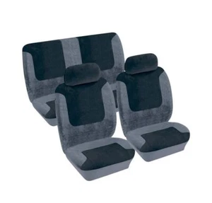 Car Seat Covers Full Set Heritage Black Comfortable Seat Protectors 1785303 - Picture 1 of 1