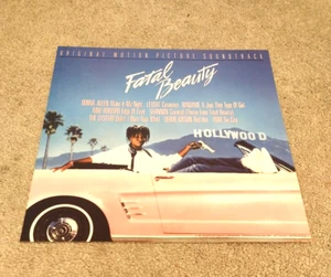 RARE EX cond Fatal Beauty soundtrack record company promo poster flat 12x12 - Picture 1 of 2