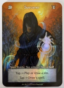 Sorcery Contested Realm Alpha Foil Sorcerer Avatar (Box Topper) Pack Fresh - Picture 1 of 2