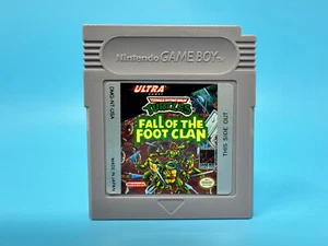 Teenage Mutant Ninja Turtles: Fall of the Foot Clan (Nintendo Game Boy) PROBADO - Imagen 1 de 3