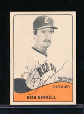 1979 TCMA Elmira Pioneer Red Sox #24 Bob Birrell signed auto autograph tough