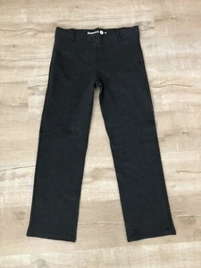 Betabrand Straight Leg Dress Pants M Medium Petite Yoga Stretch Knit Grey - Picture 1 of 8