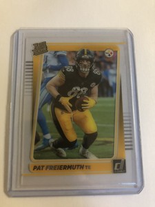 2021 Panini Clearly Donruss Pat Freiermuth RC #81 Pittsburgh Steelers Rookie