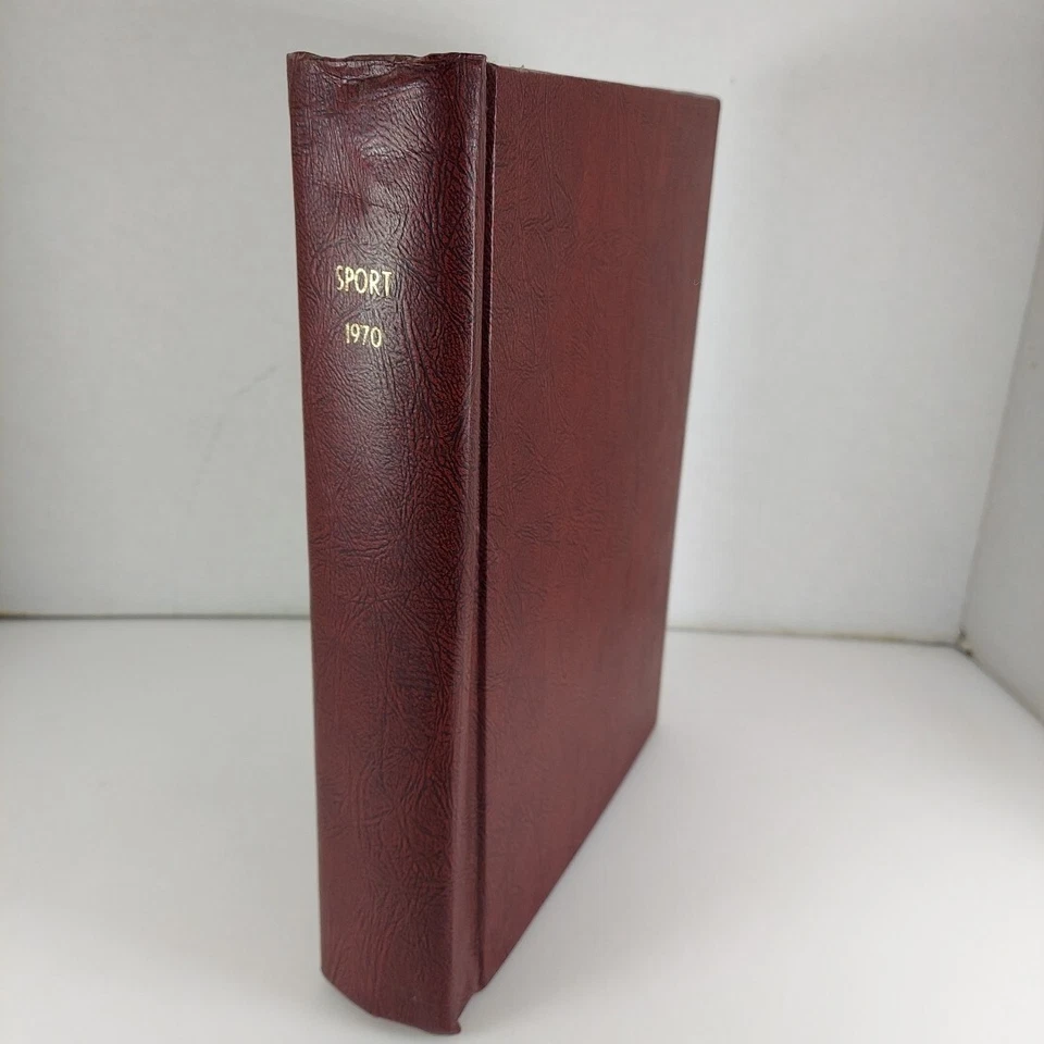 Revista deportiva 1970 12 números encuadernados Henry Aaron, Johnny Bench, Dick Butkus Foto 1 de 4