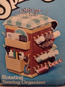 Vintage Rotating Turning Sewing Box. Spin N Sew. New In The Box. - Picture 1 of 9