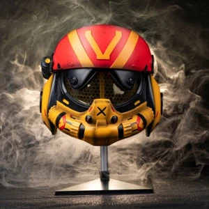 Xcoser Titanfall 2 Viper Valkyrie Damaged Helmet Cosplay Props Resin Replicas - Picture 1 of 12