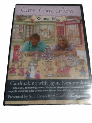 CUTE COMPANIONS WINTER TALES CRAFTER'S COMPANION DVD CARD MAKING NUOVO - Immagine 1 di 4
