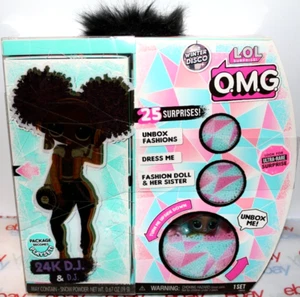 2 DOLL SET LOL SURPRISE OMG WINTER DISCO FASHION DOLLS 24K D.J. & D.J. - Picture 1 of 6