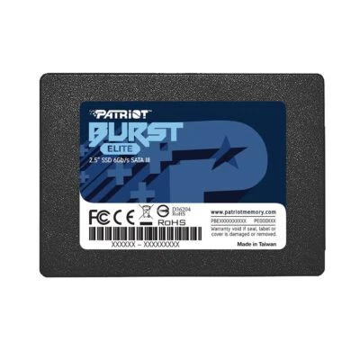 Patriot Burst Elite 120G 240G 480GB 960GB 1.92TB 2.5" SATA3 6GB/s SSD PC/MAC Lot - Image 1 of 4