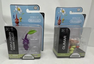 World Of Nintendo JAKKS 2.5" Inch PURPLE Pikmin and OLIMAR - Picture 1 of 13