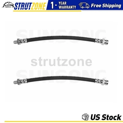 2 передних верхних тормозных гидравлических шланга Sunsong для 1984–1986 Dodge Power Ram 50 - Изображение 1 из 4