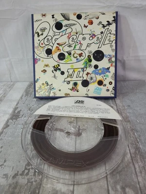 Led Zeppelin III 7½ IPS 4-Track Stereo Reel-to-Reel Tape – Ampex (1970) [VG] Foto 1 de 4