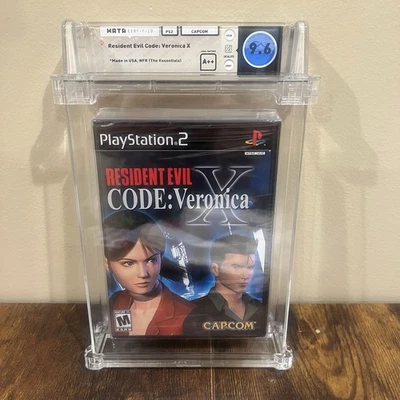 Resident Evil Code Veronica X Playstation 2 PS2 Black Label Sealed WATA 9.6 A++ - Image 1 of 4