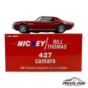 🇺🇸Exact Detail 1967 Nickey Camaro SS427 Bill Thomas Red COA 1:18 HW🇺🇸 - Picture 1 of 14