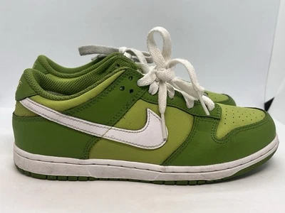 Nike Dunk Low Chlorophyll (PS) Size 3Y Kids Green Sneakers Shoes DH9756-301 - Image 1 of 4