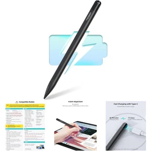 75-Day Battery Life, Sleek Black Stylus Pen M1 for Surface Pro 11 - Foto 1 di 9