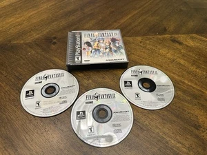 Final Fantasy IX Sony PlayStation 1 PS1 - 3 disques - Manque disque 2 - Fonctionne - Photo 1/5
