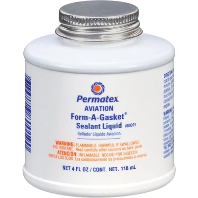 Permatex Gasket Making Compound 80019; Form-A-Gasket Aviation No.3 4oz. BrushTop - Image 1 of 2