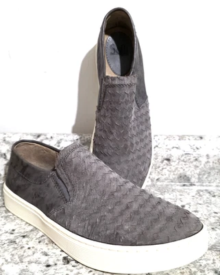 Tênis Sofft Euro Sommers Feminino 9.5M Couro Cinza Conforto Casual - Imagem 1 de 4