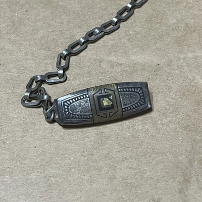 Vintage Art Deco Initial Pocket Watch Chain - Image 1 of 3