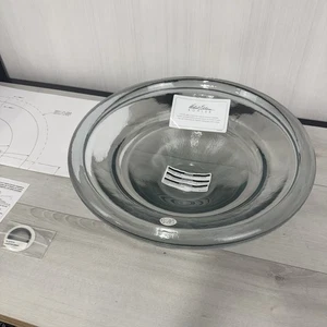KOHLER gesponnene Glasgefäße über der Theke Glas WC Spüle-Eis neu offener Karton - Bild 1 von 18