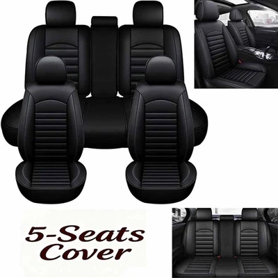 For Ford Edge Fusion Car Seat Cover Front & Rear 5-Seats Cushion Protector Foto 1 de 4