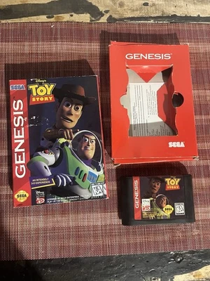 Disney's Toy Story (Sega Genesis, 1995) W/ Cardboard Box (No Manual) - Image 1 of 4