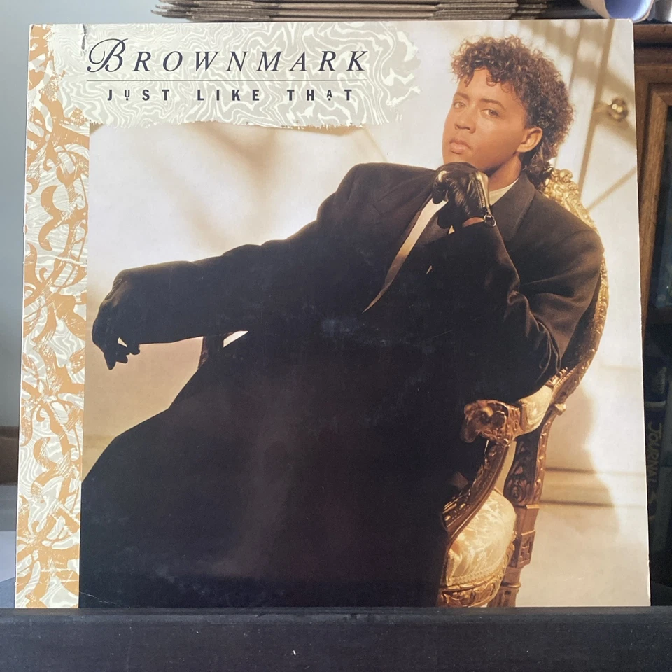 Brownmark - Just Like That (1988, Vinyl LP) “I Used To Be In Love” “Contagious” - Image 1 of 4