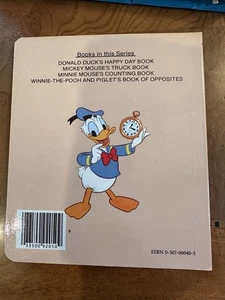 Walt Disney's Donald Duck’s Happy Day Book 1984 Little Golden Book - Imagen 1 de 2