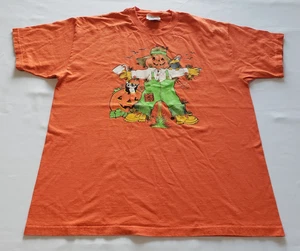 Basic Edition Halloween Vintage Shirt XL Kürbis Vogelscheuche Kurzarm orange - Bild 1 von 4