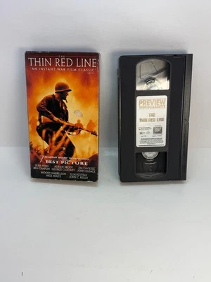 The Thin Red Line VHS 1999 George Clooney **Buy 2 Get 1 Free** - Image 1 of 4