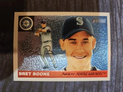 Topps Heritage 2004 - Bret Boone cromado #THC57/1955 Foto 1 de 2
