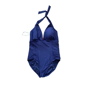 Calvin Klein Damen Neckholder Krawatte Ausschnitt Einteiler Badeanzug -16- Abnehmen EUC - Bild 1 von 4