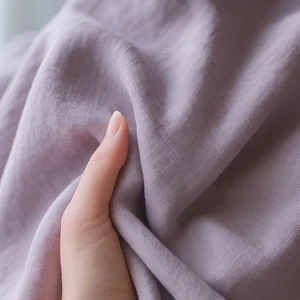 Lavender Linen Fabric by the Yard – Material for Apparel, Crafts & Home Décor - Picture 1 of 10