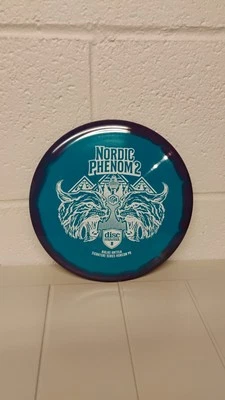 Discmania Nordic Phenom II Horizon PD Swirly Teal/Purple. 171 - Image 1 of 3