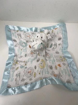 Manta de seguridad para bebé Bananafish Lovey con cabeza de jirafa de felpa suave y ribete satinado Foto 1 de 4