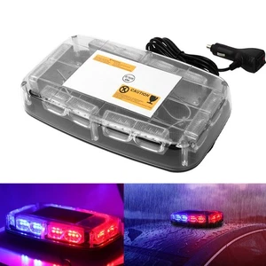 Car Strobe Light Roof Flashing Beacon DC12 24V Magnetic Base Attachment - Picture 1 of 12