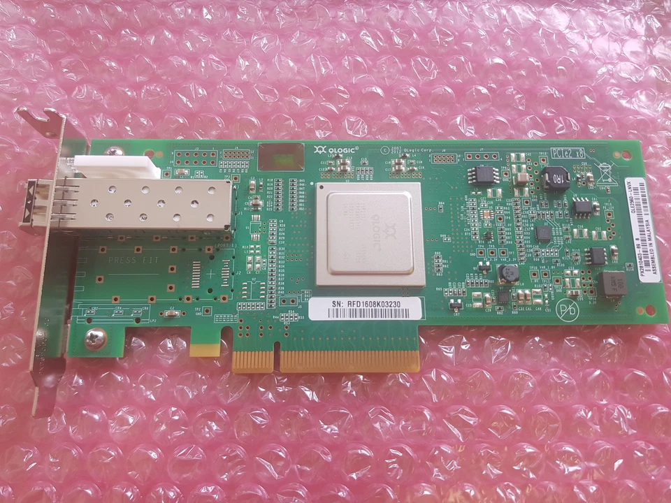 Lenovo Qlogic QLE2560-LNVX 8Gbps Single Port Fibre Channel Adapter 44T1358 LP - Image 1 of 1